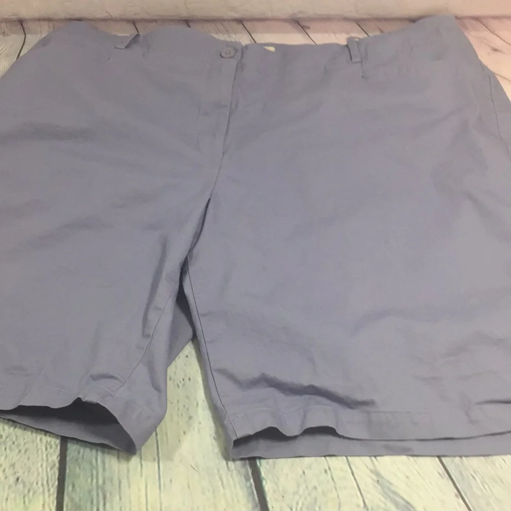 Talbots Woman Stretch Elastic Back Shorts Size 24W